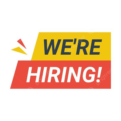 We are hiring! You .